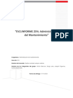 Informe de Administracion Del Mantenimiento 831