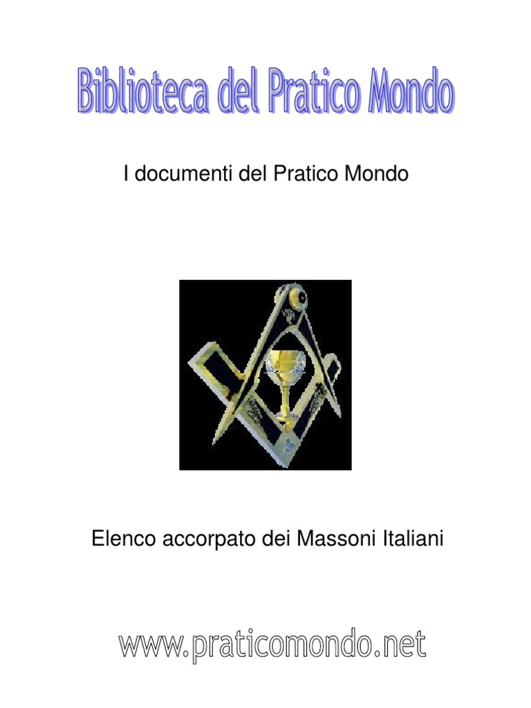 Elenco Massoni Italiani | PDF