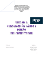 Organizacion Basica y Diseño Del Computador