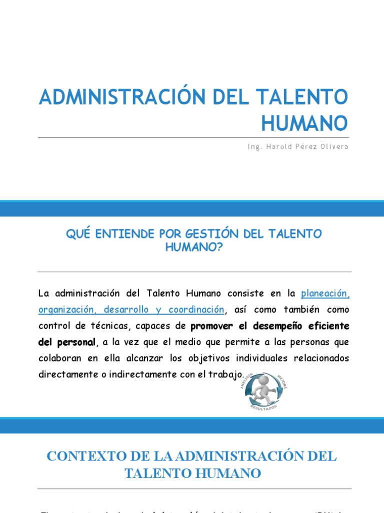 Gestión Efectiva del Talento Humano | PDF | Gestión de recursos humanos ...