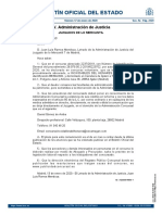 Boletín Oficial Del Estado: IV. Administración de Justicia