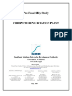 SMEDA Chromite  Beneficiation Plant