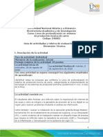 Guía de Actividades y Rúbrica de Evaluación - Unidad 1 - Tarea 1 - Dimensión Técnica PDF
