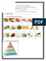 Food & Drink: The Student Will Be Able To Identify Some Fruits and Vegetables