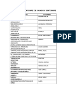 Memofichas de Signos y Sintomas