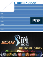 IIBM Indians cricket team introduction and IPL financial scandal