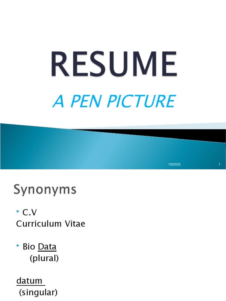 Resume and Cover Letter Guide | PDF | Résumé | Data