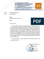 Surat Pemberitahuan PKL Untuk Guru Mapel XII