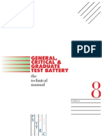 General Critical Graduate Test Battery