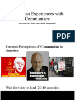 American Experiences With Communism