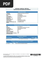 certificado de envio causa 