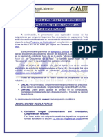 Explicación de La Primera Fase de Estudios - Doctorado PDF