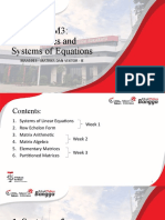 M1 - Matrices and Systems of Equations