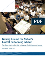 Turning Around The Nation's Lowest-Performing Schools