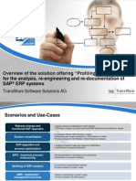 Profiling for SAP - Analysis and redocumentation of SAP ERP