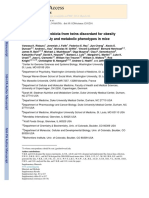 Microbiota Intestinal de Gemeos, Obesidade e Fenotipos 2013