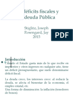 Stiglitz 2015. Déficit Fiscal y Deuda Pública