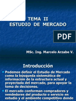 TEMA  II, Estudio de Mercado (1)