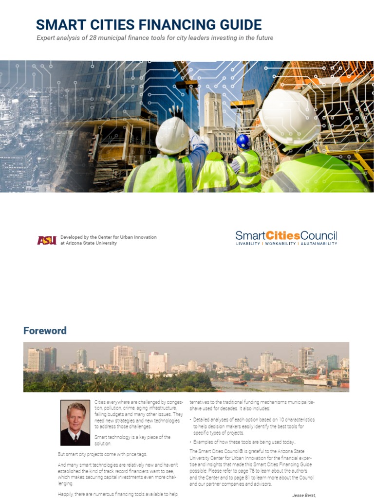 Smart Cities Financing Guide PDF | PDF | Investor | Public–Private ...
