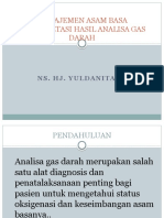 Manajemen Asam Basa Analisa Gas Darah