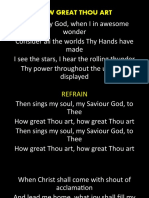 How Great Thou Art