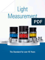 Light Measurment Introduction and Sensors