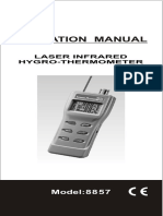 Operation Manual: Laser Infrared Hygro-Thermometer