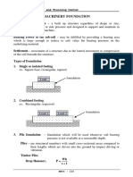 Machine Foundation Design Principles | PDF | Masonry | Concrete