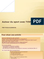 Autour Du Sport Avec tv5 Monde Par Yulia Glukhova
