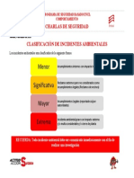 Charla 4 de Enero - Clasificación de Incidentes Ambientales