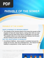 Parable of The Sower 09 Reporting