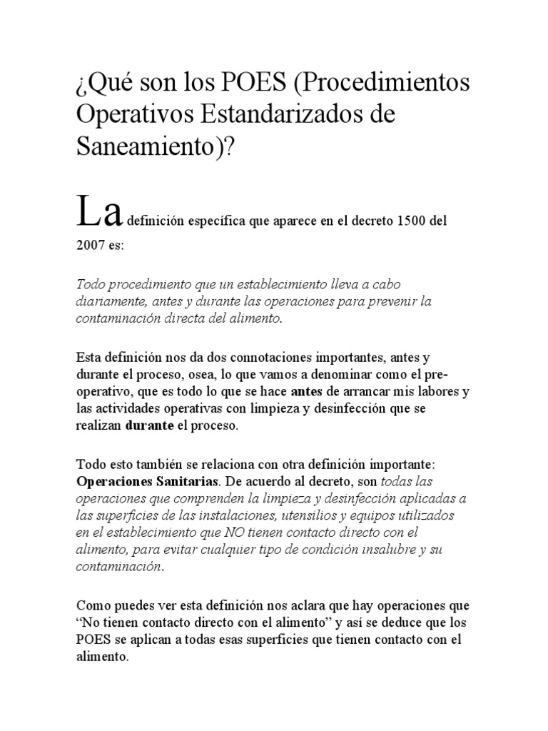 Guía POES para la Industria Alimentaria | PDF | Plaga (organismo ...