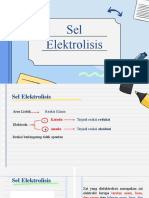 Elektrokimia - Sel Elektrolisis