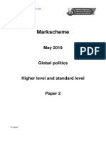 Global Politics Paper 2 HLSL Markscheme