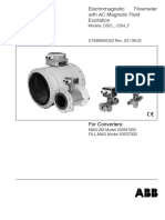 Mag-Sm Fill-Mag: Electromagnetic Flowmeter With AC Magnetic Field Excitation