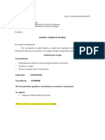 1 Consulta Técnica - Lampara para Cirugia