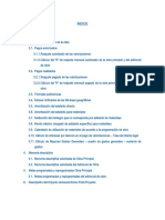 Estructura de Liquidación de Obra - Carreteras