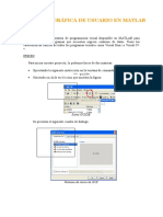 Interfaz Gráfica de Usuario en Matlab
