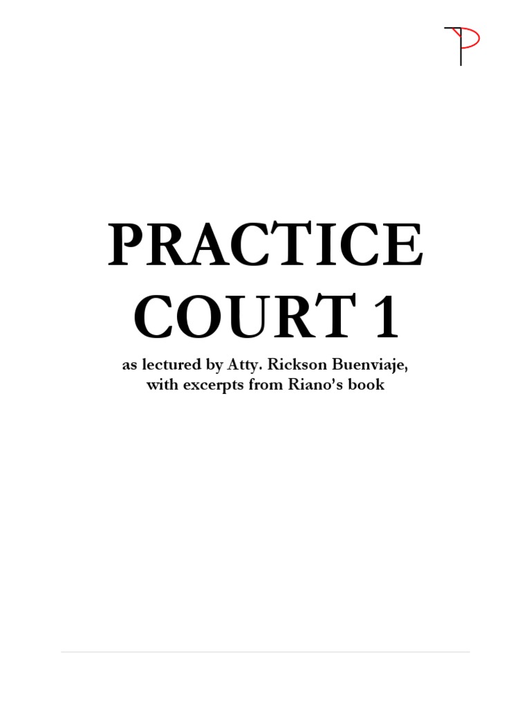 Practice Court 1 Overview 2019-2020 | PDF | Prosecutor | Bail