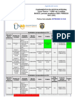 Agenda Del Curso PDF