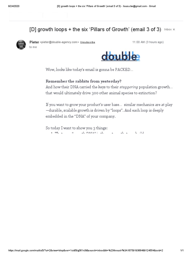 Growth Loops and Six Growth Pillars | PDF