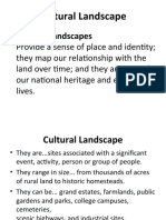 Cultural Landscape Approach