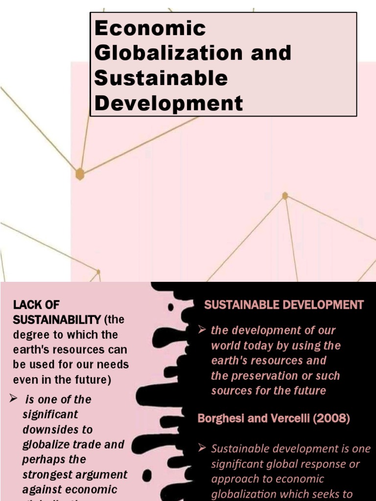 Globalization's Impact on Sustainability | PDF | Sustainability ...