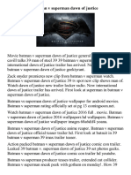 batman v superman dawn of justice