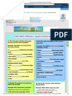 Ficha Online de Past Simple Practice para Grade 6 PDF