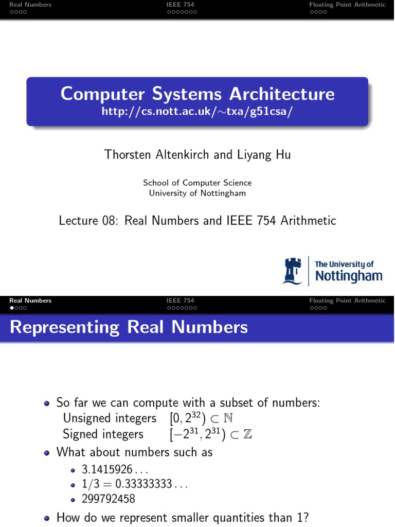 Floating Point | PDF | Elementary Mathematics | Theoretical Computer ...