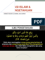 5. Integrasi Islam & Ilmu Pengetahuan