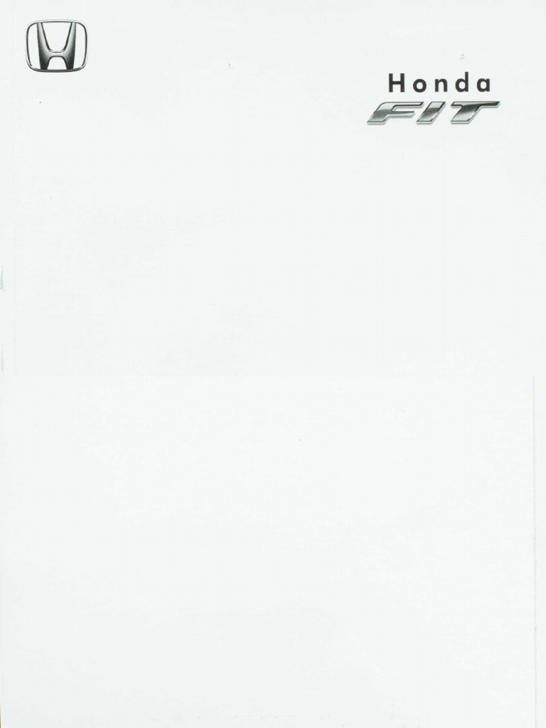 2017 Honda Fit Owner's Manual - Genuine Bishko Operator Guide Book 19235