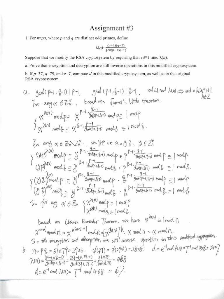 A3 Solution Cryptography Secure Communication