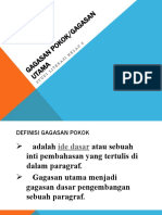 GAGASAN POKOK